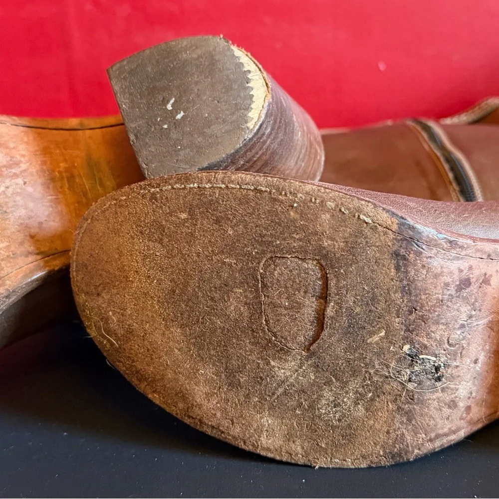 Frye Brown Leather Heeled Boots - Picture 6 of 6